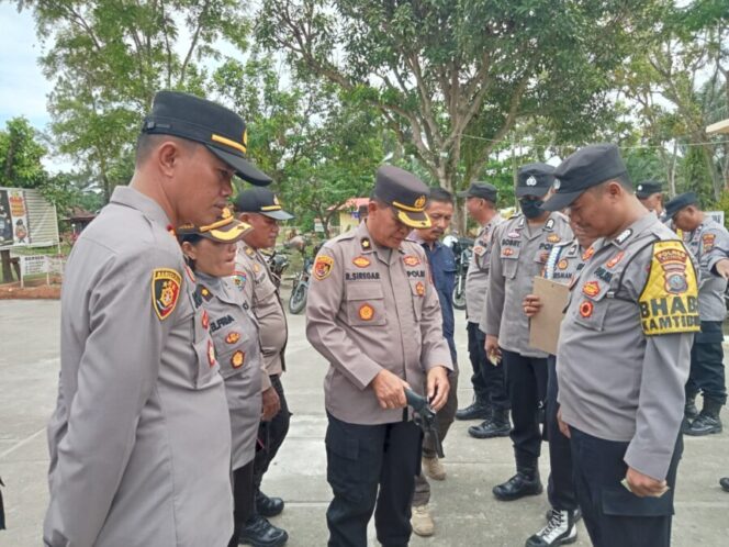 
 Instruksi Kapolres Batu Bara, 4 Polsek se Batu Bara Cek Tampang dan Kelengkapan