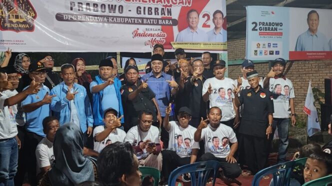 
 Deklarasikan Prabowo – Gibran, Pendawa Batu Bara Optimis Menang 1 Putaran
