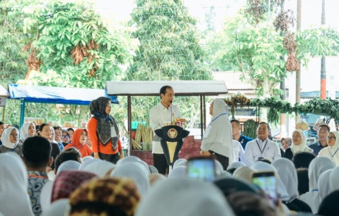 
 Presiden RI Joko Widodo Puji Produk UKM Sumut Punya Kemasan Bagus