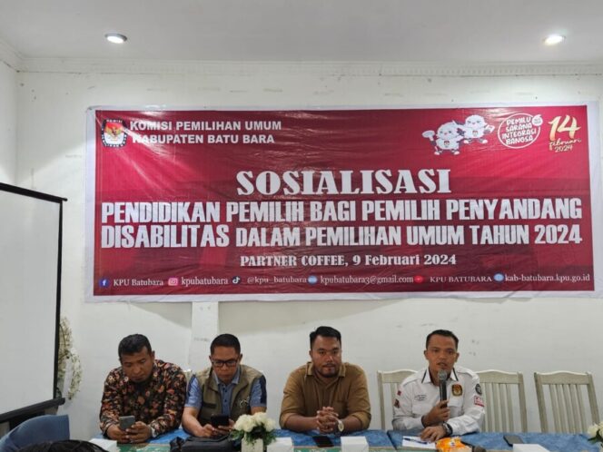 
 KPU Kabupaten Batubara Laksanakan Sosialisasi Panyandang Disabilitas