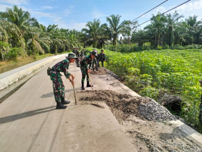 
 TMMD ke 119, Akses Jalan Mulus, Warga Batu Bara Apresiasi TNI