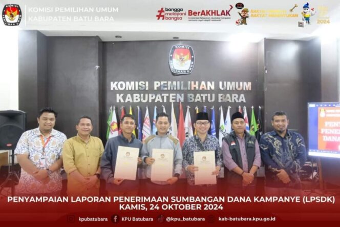 
 KPU Batu Bara Sampaikan LPSDK