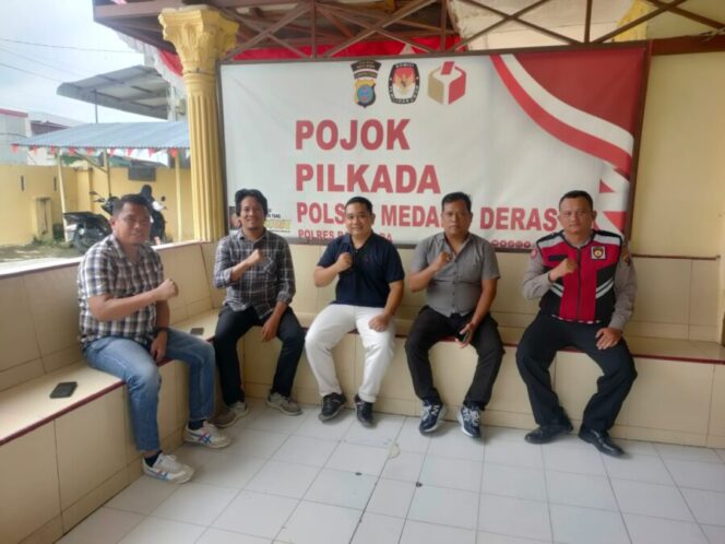 
 Polsek Medang Deras Gelar Kegiatan “Pojok Pilkada” 