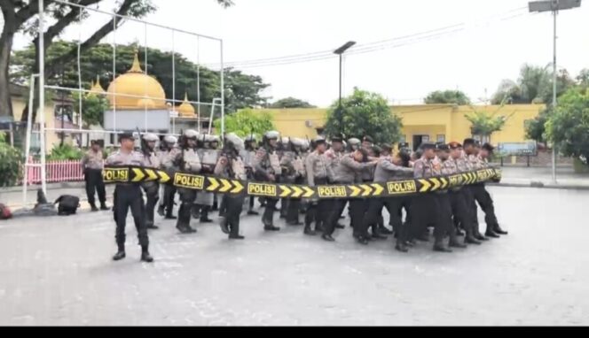 
 Polres Batubara Siaga Jelang Pelantikan Presiden RI 