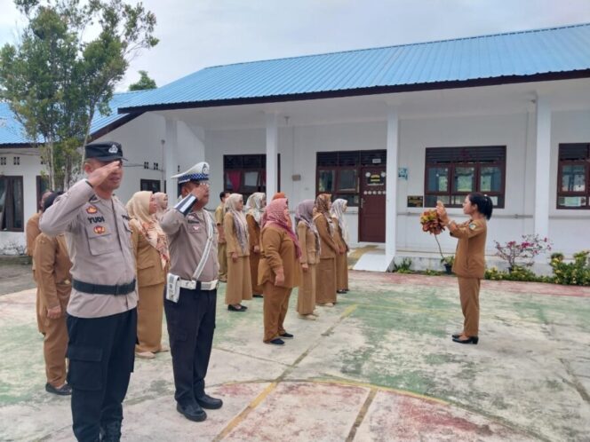 
 Police Goes To School, Binmas Polsek Indrapura Himbau Siswa Jauhi Narkoba