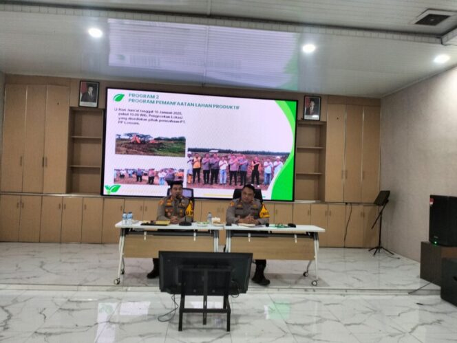 
 Ciptakan Ketahanan Pangan, Polres Batubara Dukung Rencana Kerja 100 Hari Presiden RI