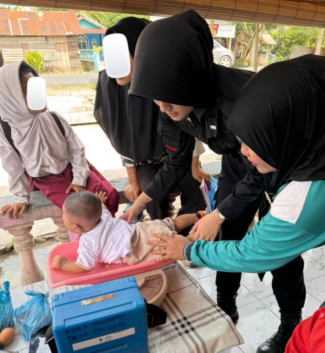 
 Lapas Labuhan Ruku Lakukan Imunisasi Terhadap Bayi Bawaan WBP