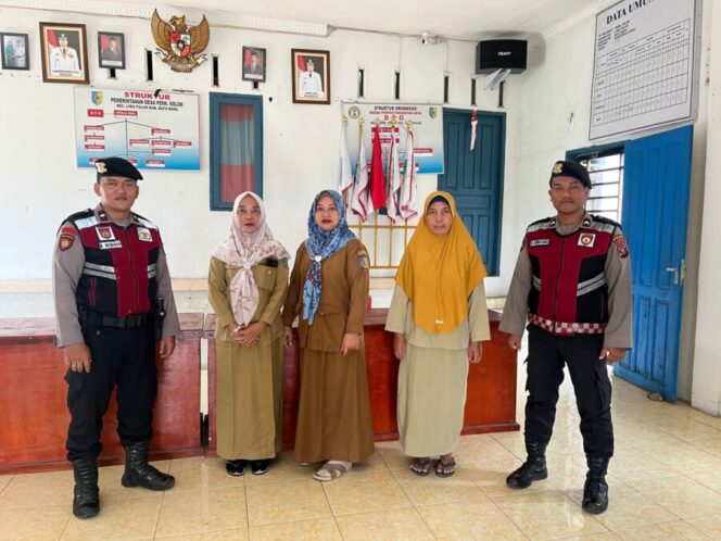 
 Ciptakan Rasa Aman, Sat Shabara Polres Batubara Patroli ke Desa – Desa