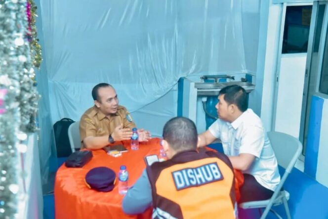 Kadinkes Dampingi Pj. Bupati Batu Bara Tinjau Pos Pam Nataru