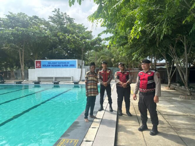 
 Sat Samapta Polres Batu Bara Amankan Objek Wisata di Hari Libur