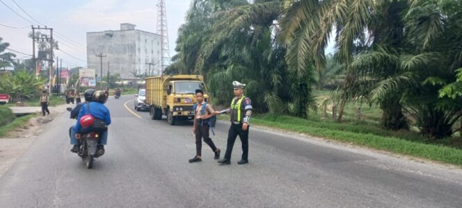 
 Sat Lantas Batu Bara Pengaturan Lalin, Cegah Macet dan Pelanggaran