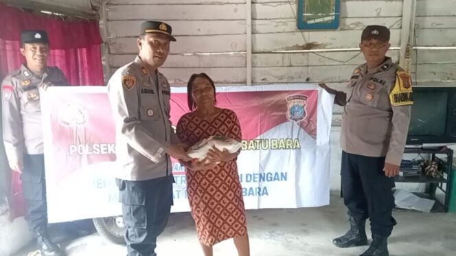 
 Minggu Kasih Polsek Indrapura: Sentuhan Kepedulian untuk Warga Pematang Jering