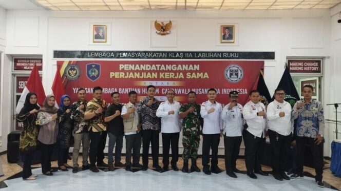 
 Lapas Labuhan Ruku Gandeng YLBH Cakrawala Perluas Bantuan Hukum