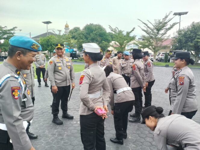 
 Polres Batu Bara Gelar Gaktibplin Polwan, Pastikan Disiplin Jelang HUT ke-77 Polwan