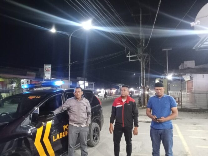 
 Polsek Labuhan Ruku Sisir Tanjung Tiram, Pastikan Malam Aman