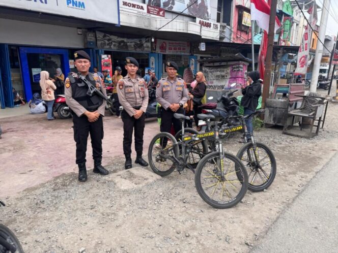 
 Polres Batu Bara Gelar Patroli Presisi Sepeda, Antisipasi 3C dan Kejahatan Jalanan