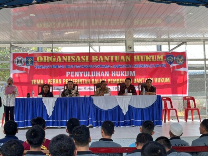 
 Lapas Labuhan Ruku Gandeng Yayasan CNI, Warga Binaan Dapat Bantuan Hukum Gratis