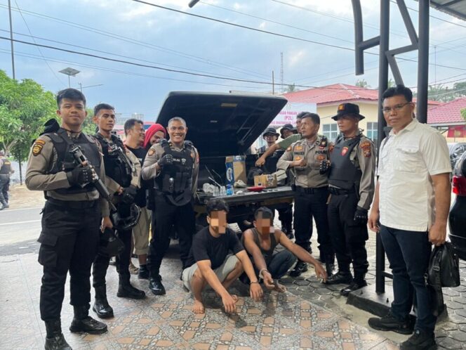 
 Patroli Presisi Polres Batu Bara Gagalkan Penyalahgunaan Narkoba di Tanjung Tiram