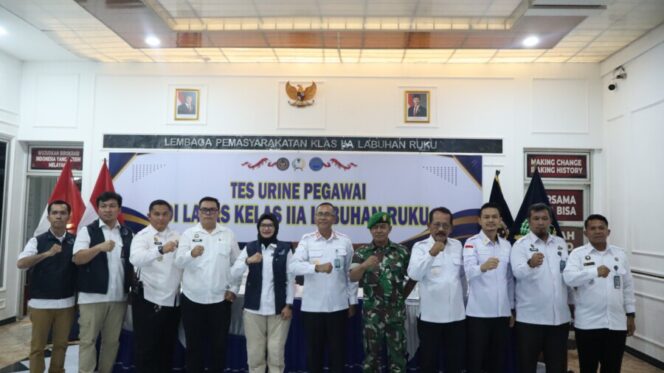 
 Lapas Labuhan Ruku dan BNN Batubara Bersinergi Wujudkan Lapas Bersih dari Narkoba
