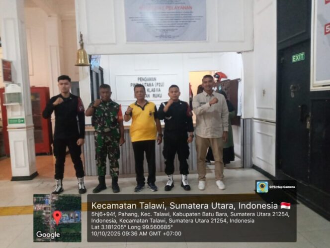 
 Polsek Labuhan Ruku Laksanakan Pengamanan di Lapas Kelas IIA Labuhan Ruku