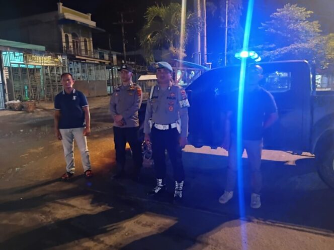 
 Polsek Medang Deras Gelar Patroli Malam Antisipasi Geng Motor dan Premanisme
