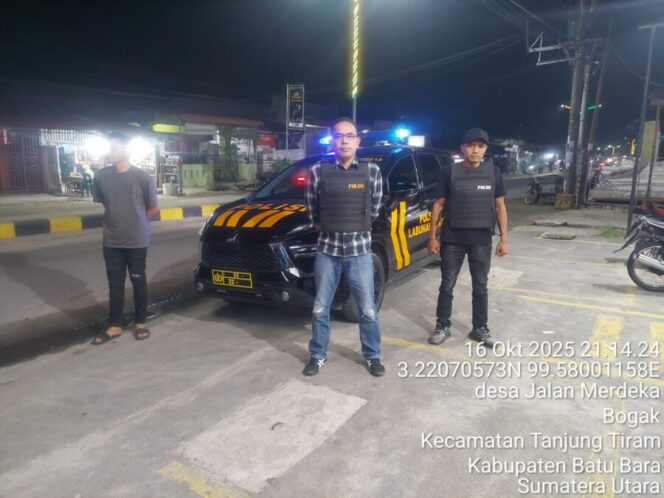
 Patroli Malam Polsek Labuhan Ruku: Antisipasi 3C, Begal, dan Geng Motor