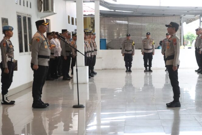 
 Kapolres Batu Bara Pimpin Upacara Pelantikan dan Peresmian Pamapta