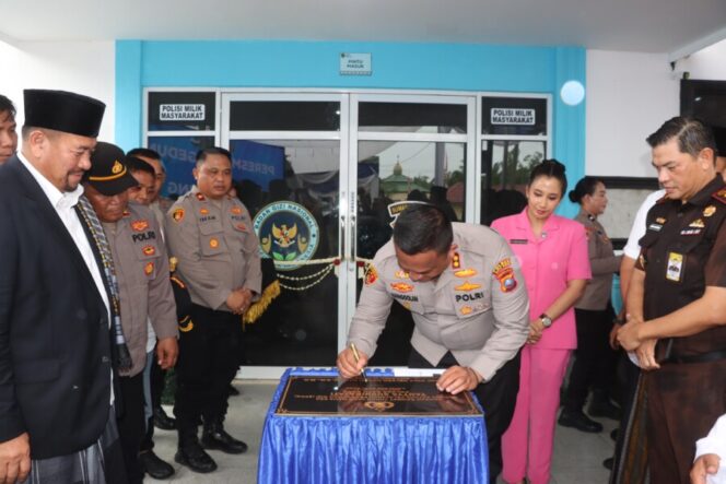 Kapolres Batu Bara Resmikan Gedung dan Launching SPPG di Mapolsek Labuhan Ruku