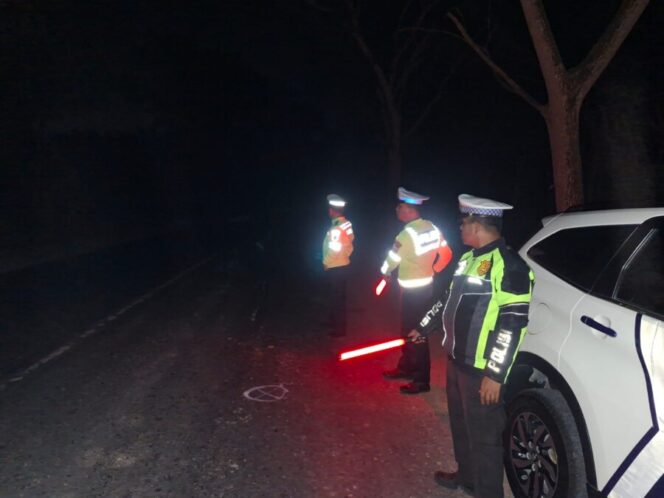 Sat Lantas Polres Batu Bara Gelar Patroli Blue Light di Jalinsum