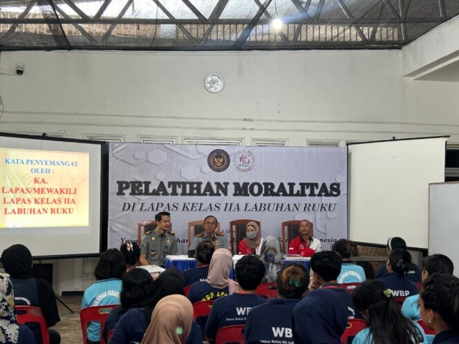 
 Lapas Labuhan Ruku Gelar Pelatihan Moralitas Budi Pekerti bagi 25 Warga Binaan Wanit