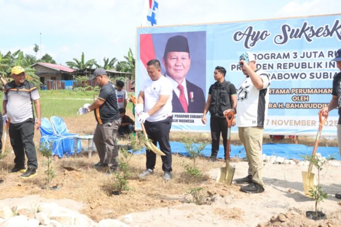 
 Kapolres Batu Bara Hadiri Peletakan Batu Pertama Perumahan “Batu Bara Bahagia”