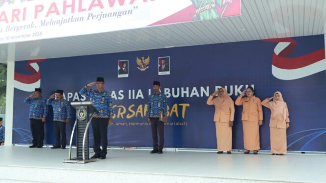 
 Lapas Labuhan Ruku Gelar Upacara Hari Pahlawan 2025