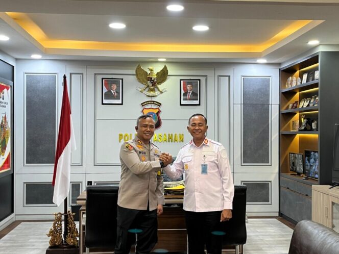 
 Sinergi Pemasyarakatan–Kepolisian, Kalapas Labuhan Ruku Lakukan Audiensi ke Polres Asahan