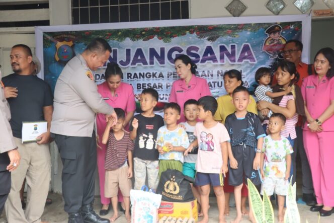 
 Polres Batu Bara Gelar Bakti Sosial dan Anjangsana Sambut Natal 2025