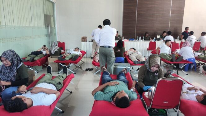 
 PT STTC Bersama PMI Pematangsiantar Gelar Donor Darah, Kumpulkan 150 Kantong Darah