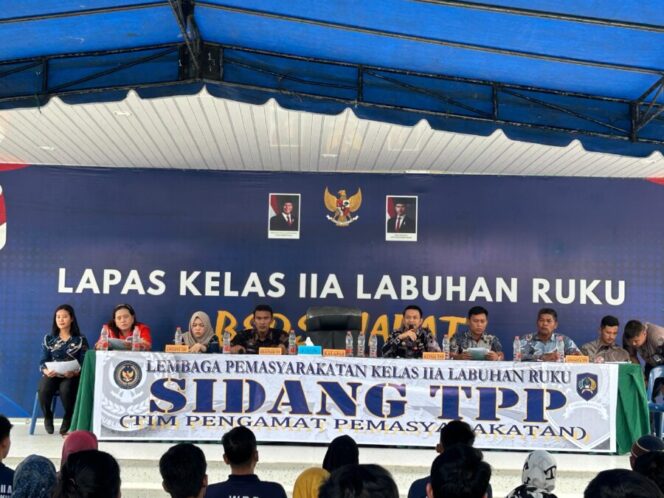
 Libatkan Wali Warga Binaan, Sidang TPP Lapas Labuhan Ruku Berjalan Transparan