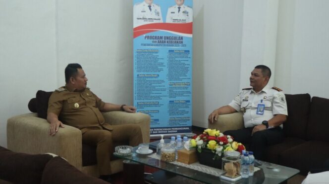 
 Kalapas Labuhan Ruku Temui Wabup Asahan Bahas Lahan Ketahanan Pangan