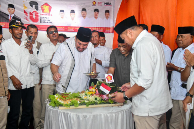 
 HUT Gerindra ke-18 di Batu Bara: Aksi Sosial Nyata, Kader Didorong Kawal Program Presiden