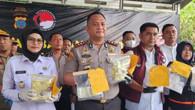 
 Sinergi BNN dan Satresnarkoba Polres Batu Bara Bongkar Peredaran 2 Kg Sabu