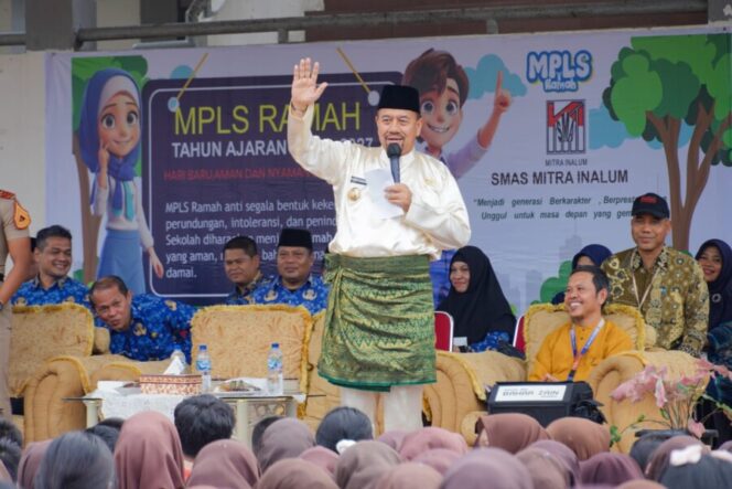 
 Bupati Baharuddin Motivasi Siswa MPLS Mitra Inalum: Raih Cita-Cita dengan Disiplin dan Kerja Keras
