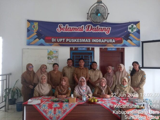 
 Dinkes PPKB Batu Bara Laksanakan Supervisi Fasilitatif Pembudayaan Hidup Sehat di UPT Puskesmas Indrapura