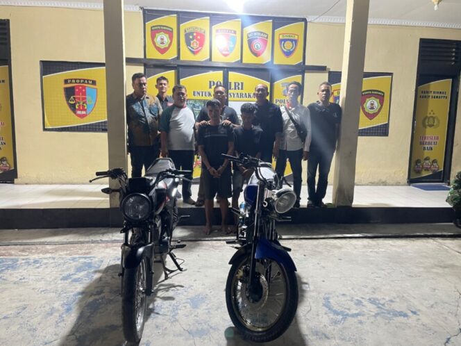 
 Polsek Talawi Ungkap Kasus Curanmor, Dua Pelaku dan Dua Motor Curian Diamankan