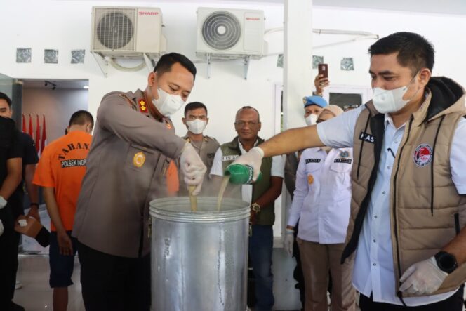 
 Polres Batu Bara Musnahkan Hampir 2 Kilogram Sabu, Tegaskan Komitmen Berantas Peredaran Narkotika