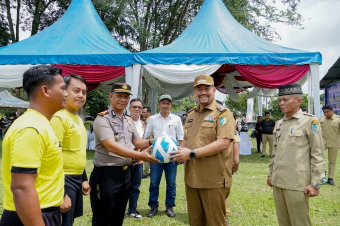 
 Bupati Batu Bara Buka Turnamen Mini Soccer Bahagia Cup II, Ajak Generasi Muda Jadi Agen Antinarkoba