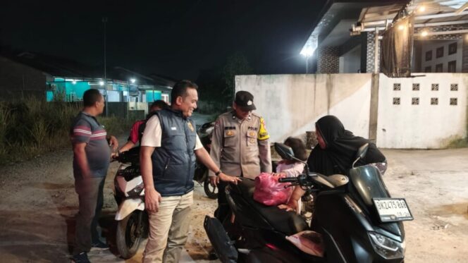 
 Patroli Malam Polsek Air Putih Sasar Balap Liar, Begal dan Tawuran