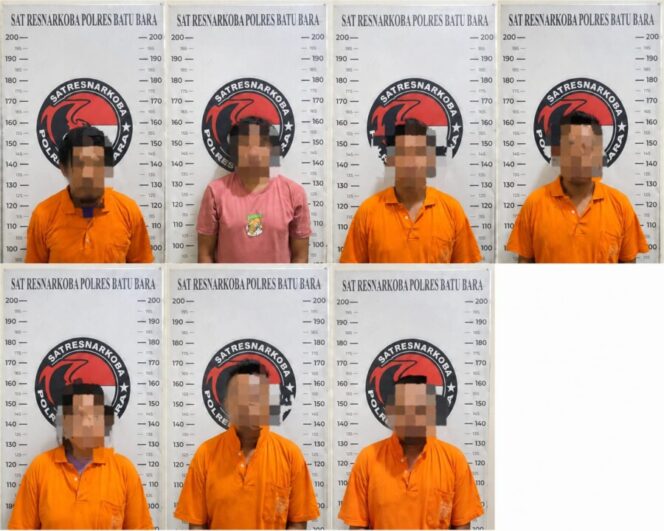 
 24 Jam, Polres Batu Bara Ungkap Enam Kasus Narkotika