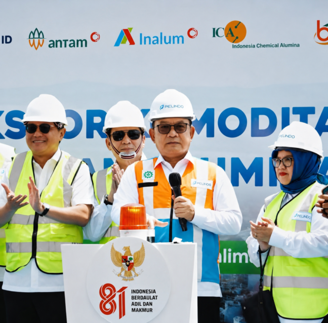 
 INALUM Kembali Ekspor Alumina, Perkuat Hilirisasi Bauksit dan Industri Aluminium Nasional