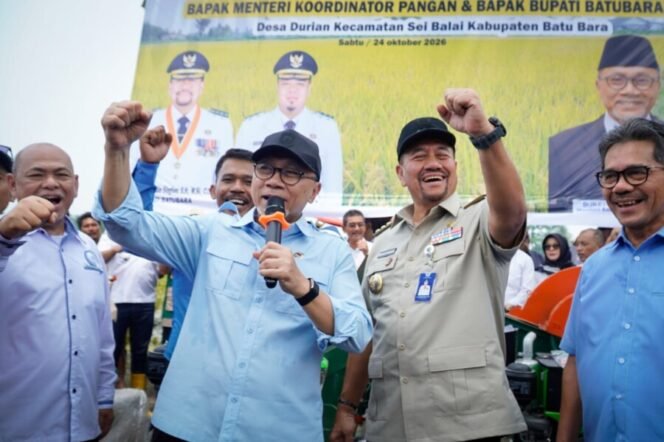
 Perkuat Sinergi dengan Pemerintah Pusat, Bupati Batu Bara Sambut Kunjungan Menko Bidang Pangan RI Zulkifli Hasan
